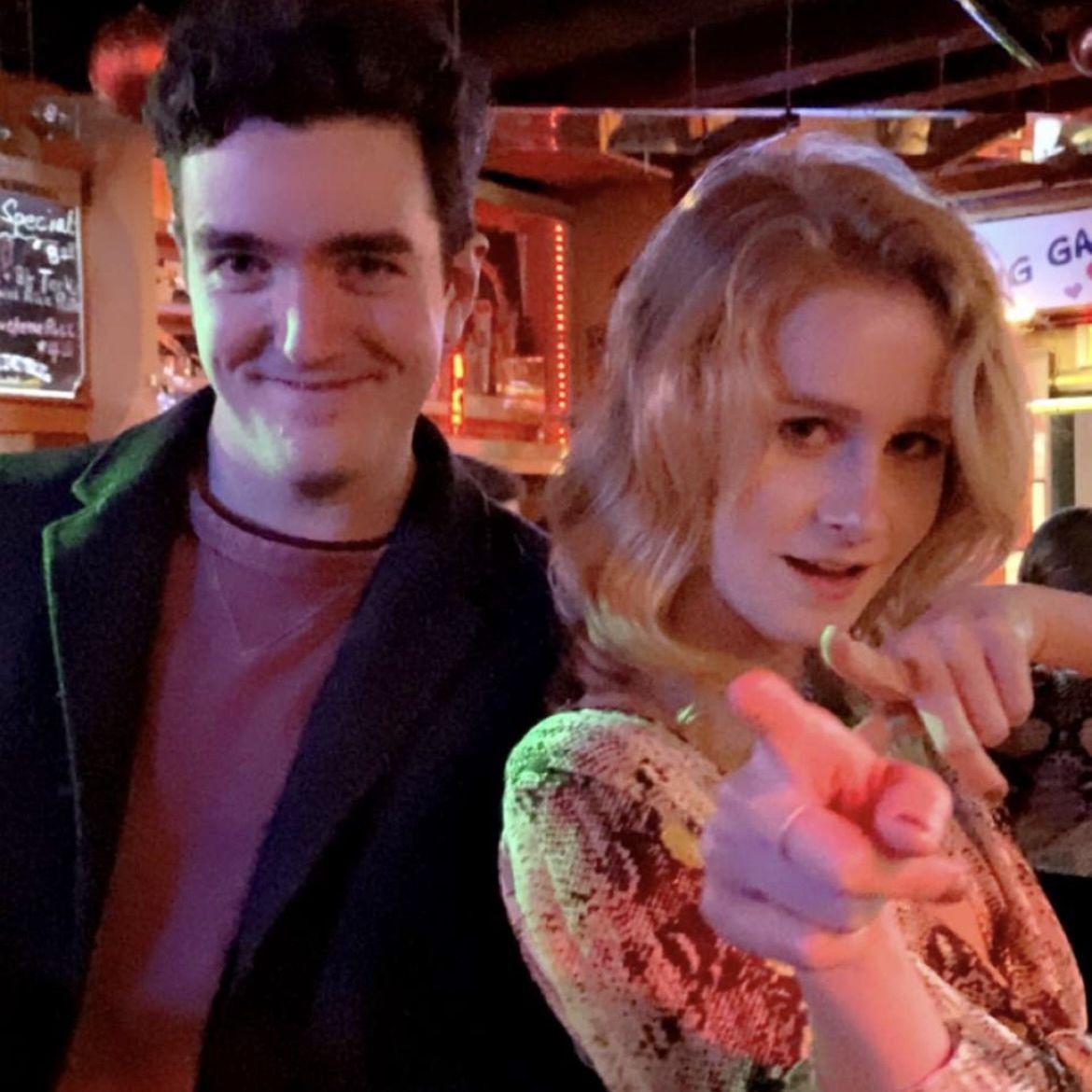 You found our first photo together!
