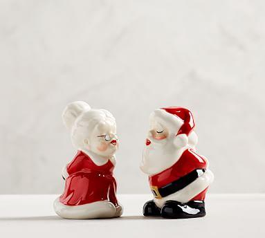 Kissing Clauses Salt & Pepper Shakers