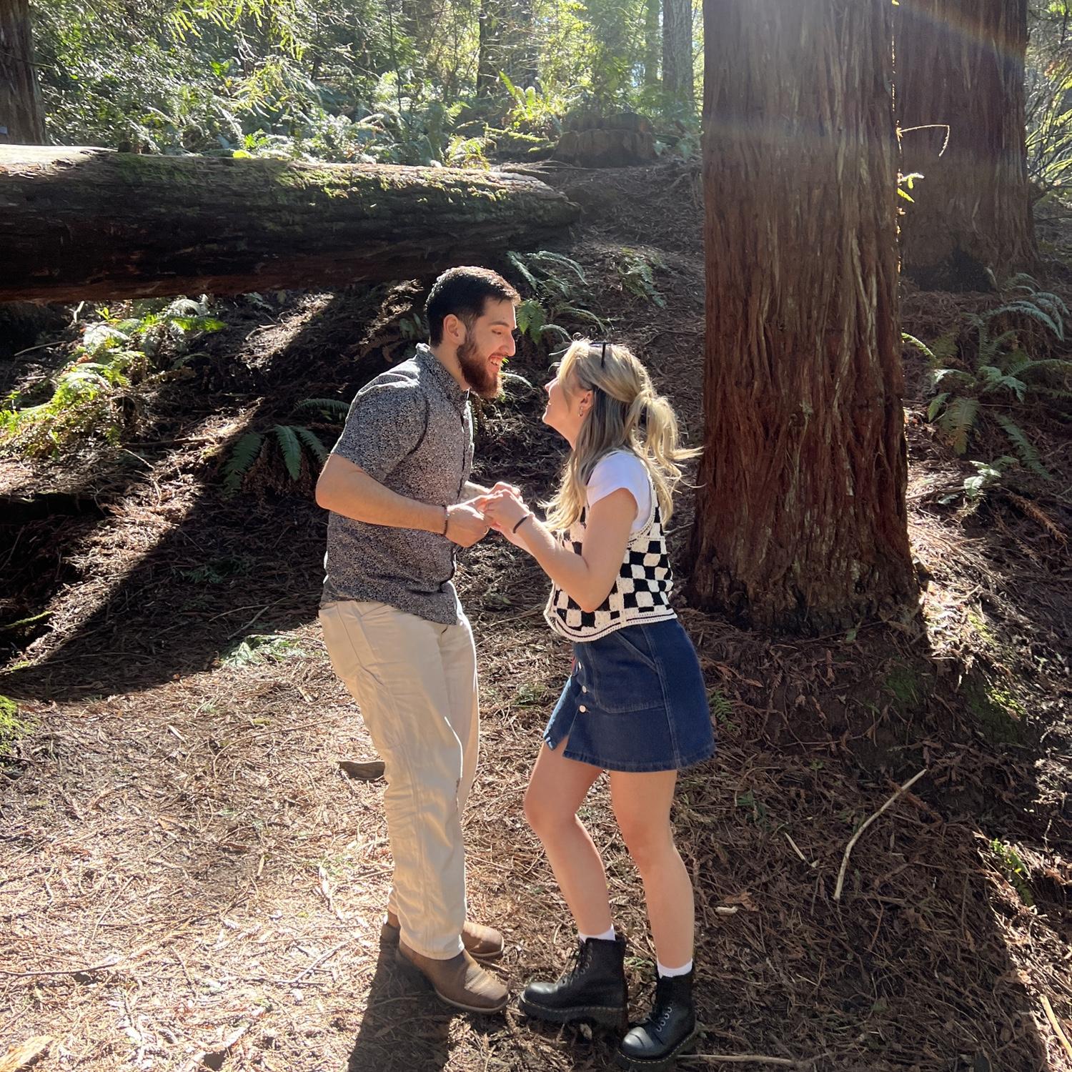 She said yes!