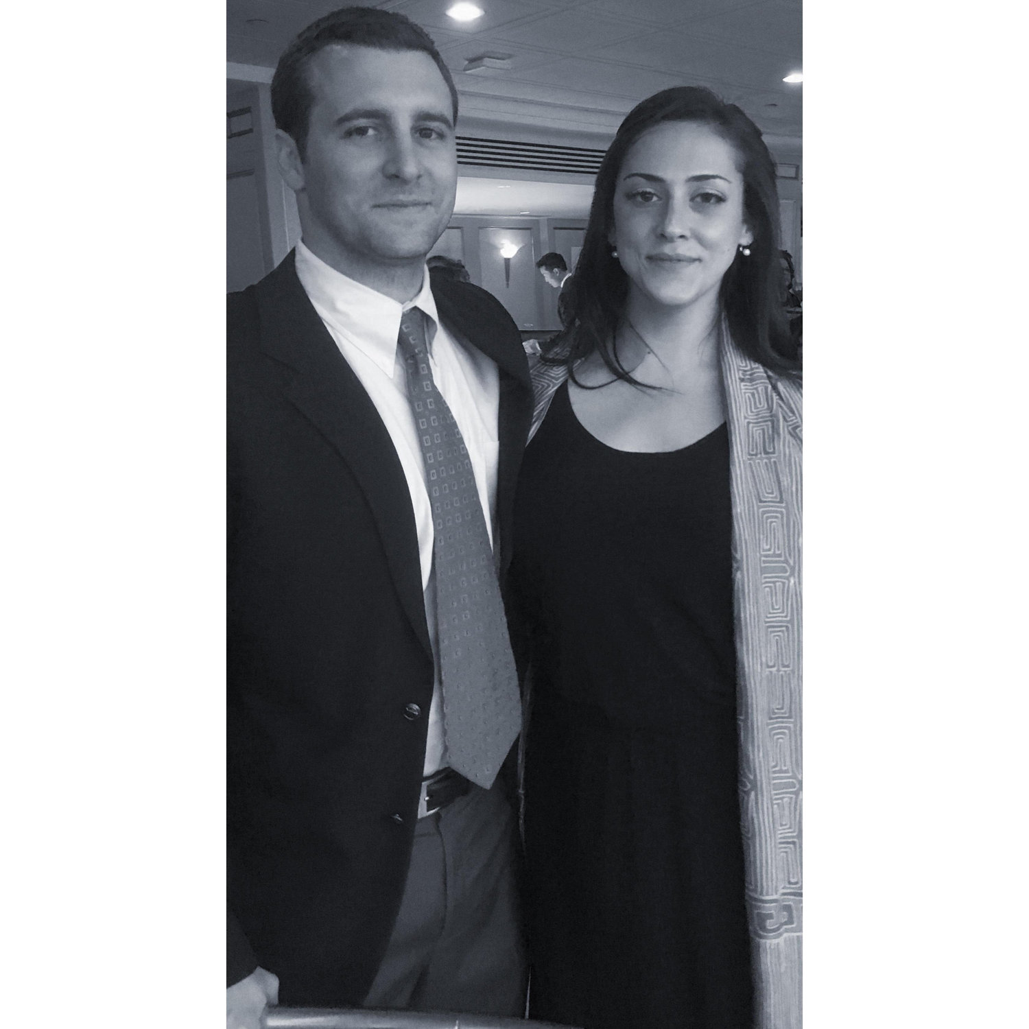 When it comes to getting fancy, the future Cournoyers don't hesitate to do it up! 🕺🏻And what a fun, December night it was in 2016 at Glen Island Park on the Long Island Sound.