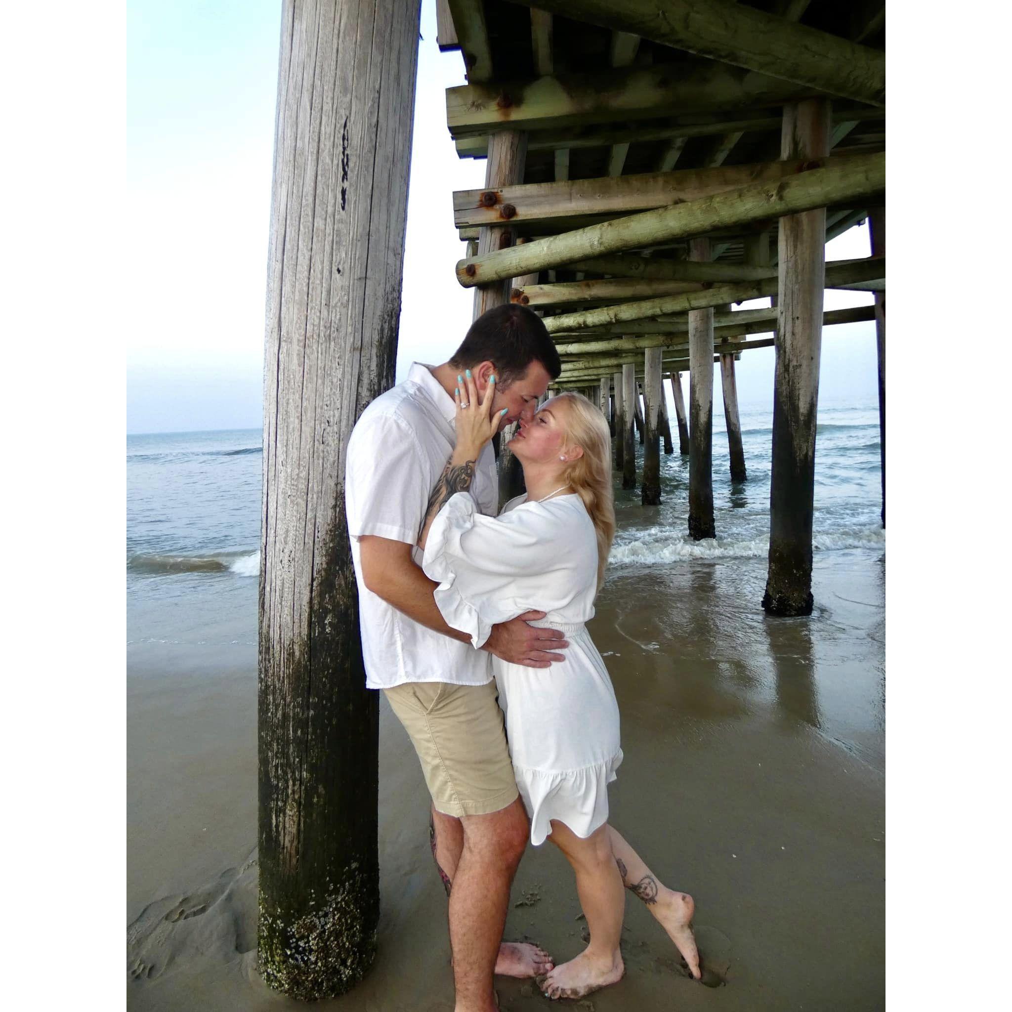Proposal night at VA beach July 13, 2024