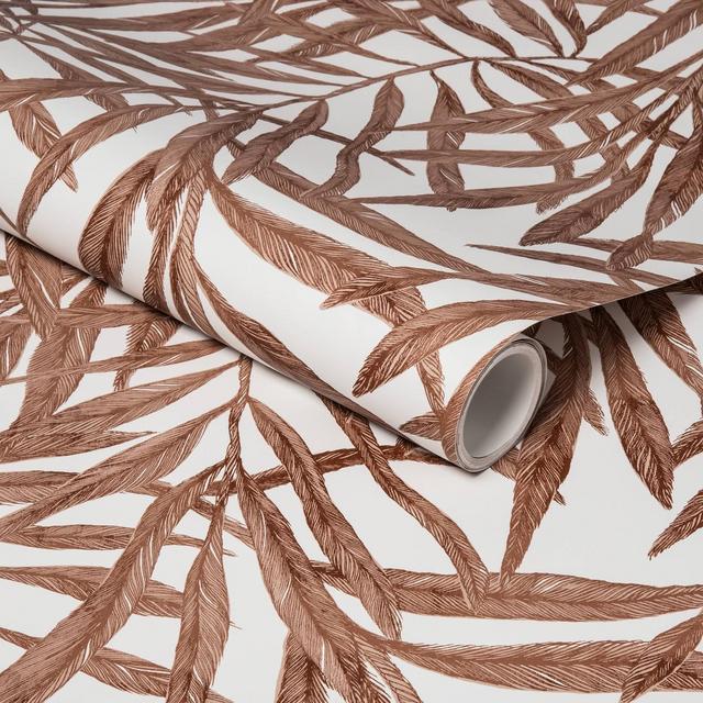 Tropical Palm Peel & Stick Wallpaper Brown - Threshold™