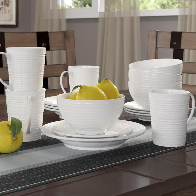 Jaylnn 16 Piece Dinnerware Set, Service for 4