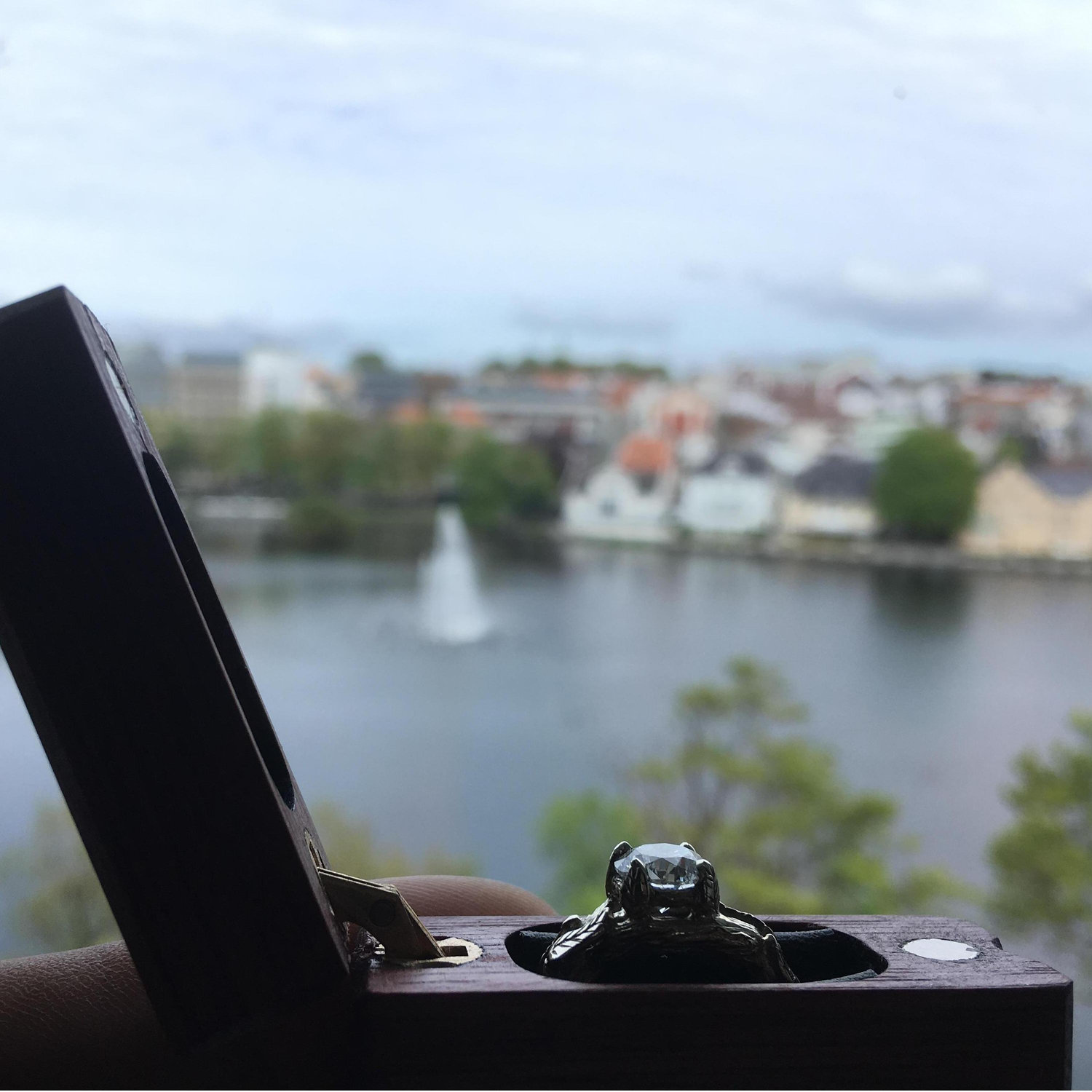 Oh the places this ring will go! (Breiavatnet, Stavanger, Norway)