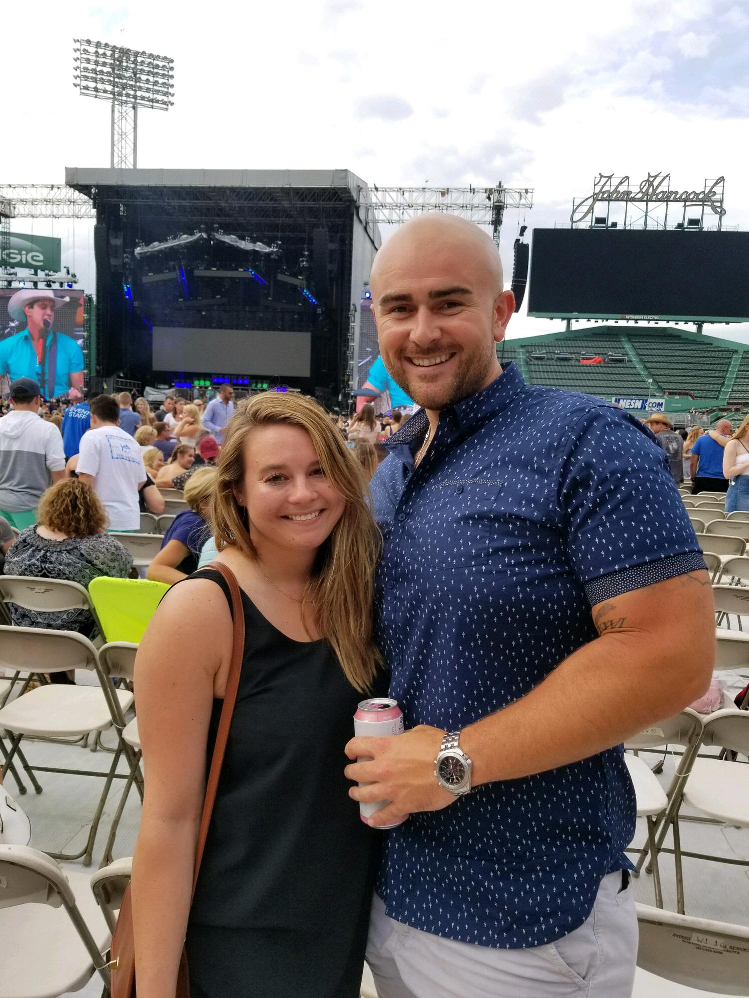 July 9th 2019 - Jon and I saw Luke Brown in Fenway and it was magical