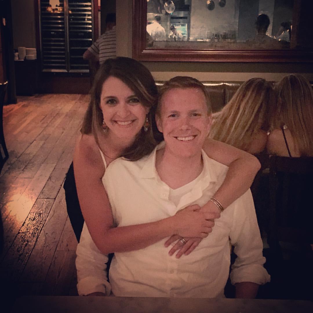 We were celebrating Bill's acceptance into grad school!
