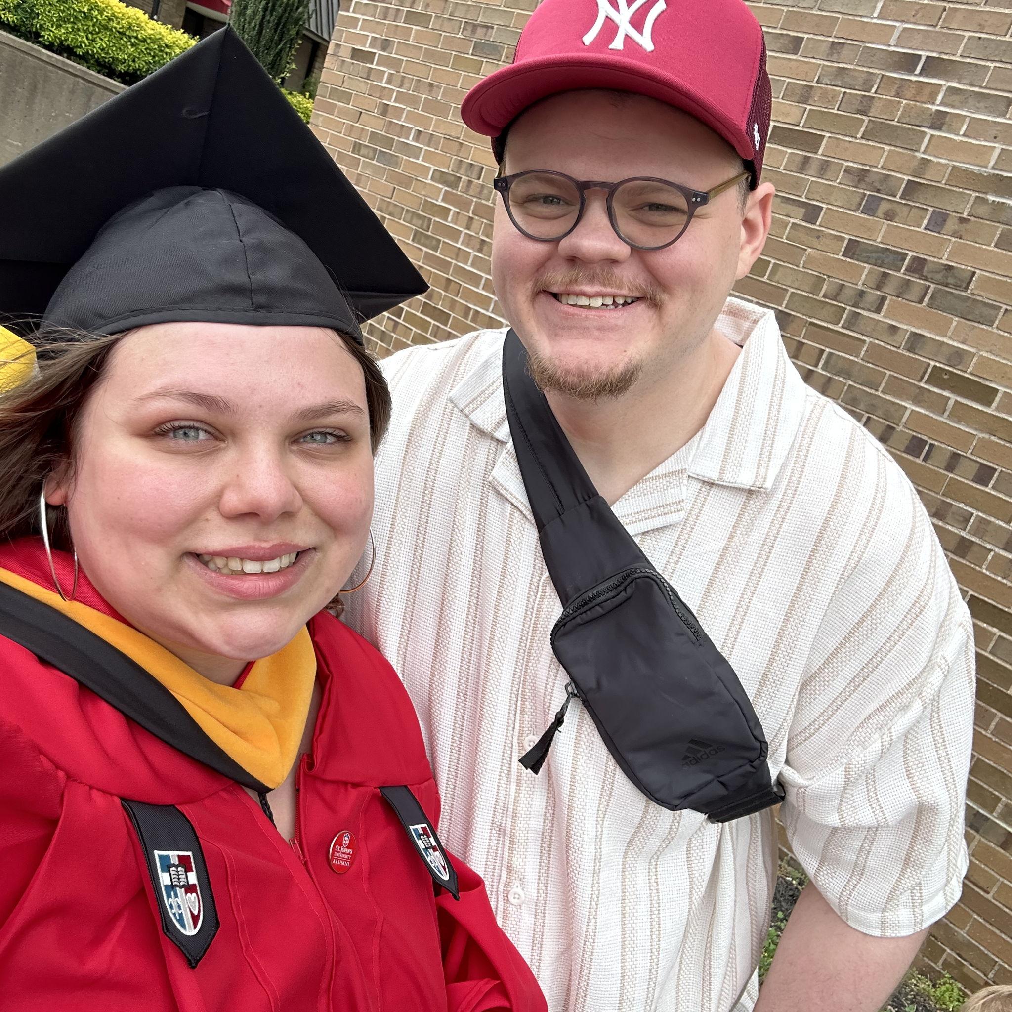 Alicia getting her Masters Degree!