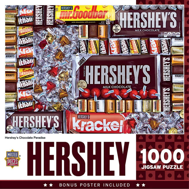 MasterPieces Hershey's Chocolate Paradise 1000 Piece Jigsaw Puzzle