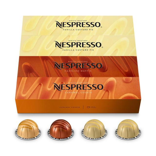 Nespresso VertuoLine Barista Flavored Pack Mild Roast Coffee Capsules, 40 Count