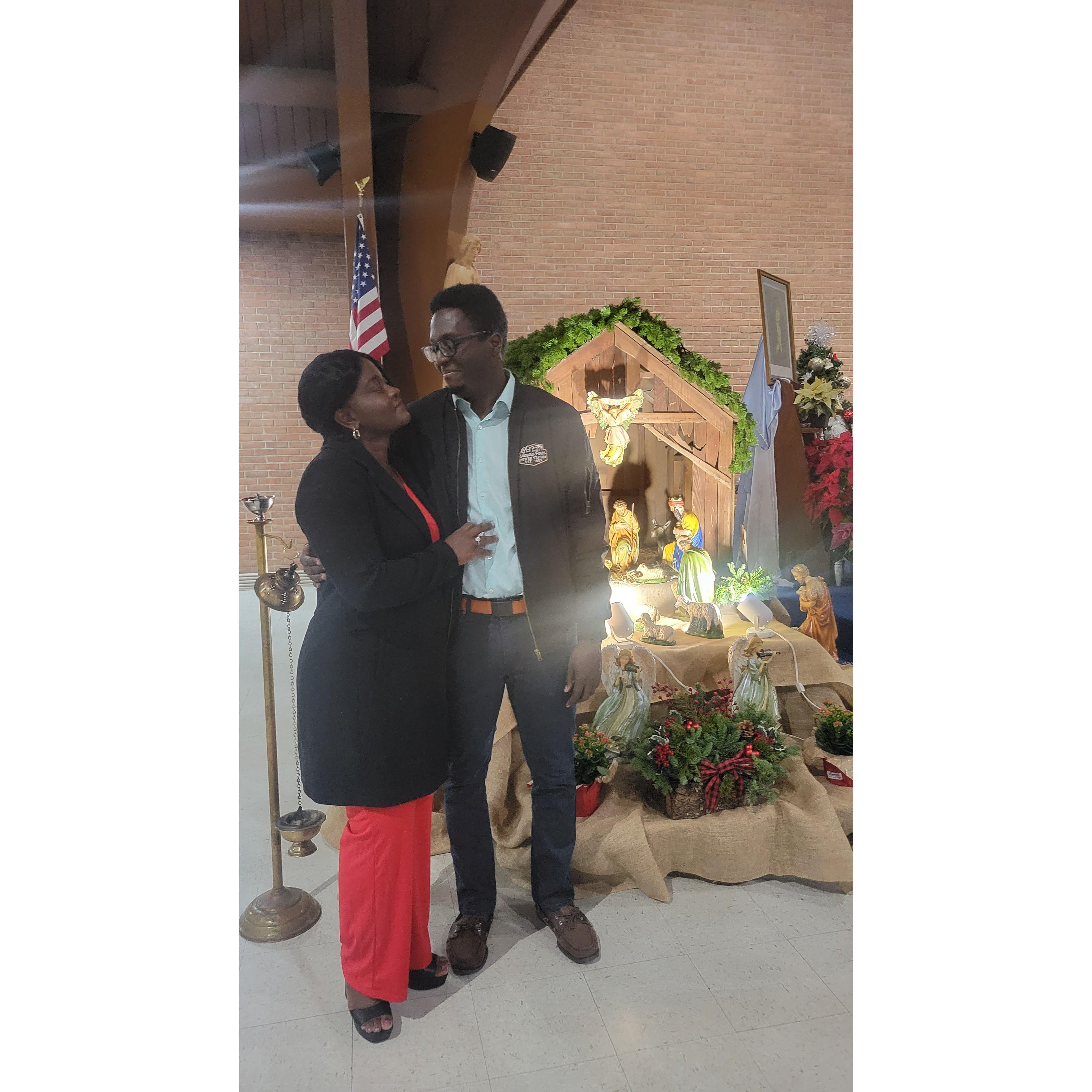 Our second Christmas together, December 2023