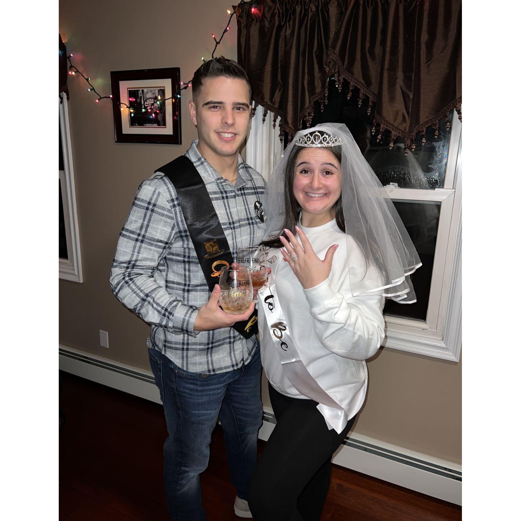 2023 - Celebrating our Engagement with our friends!