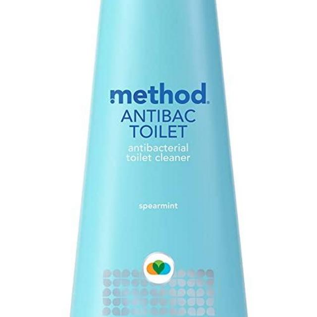 Method Antibacterial Toilet Bowl Cleaner, Spearmint, Kills 99.9% of Household Germs, 24 Fl Oz