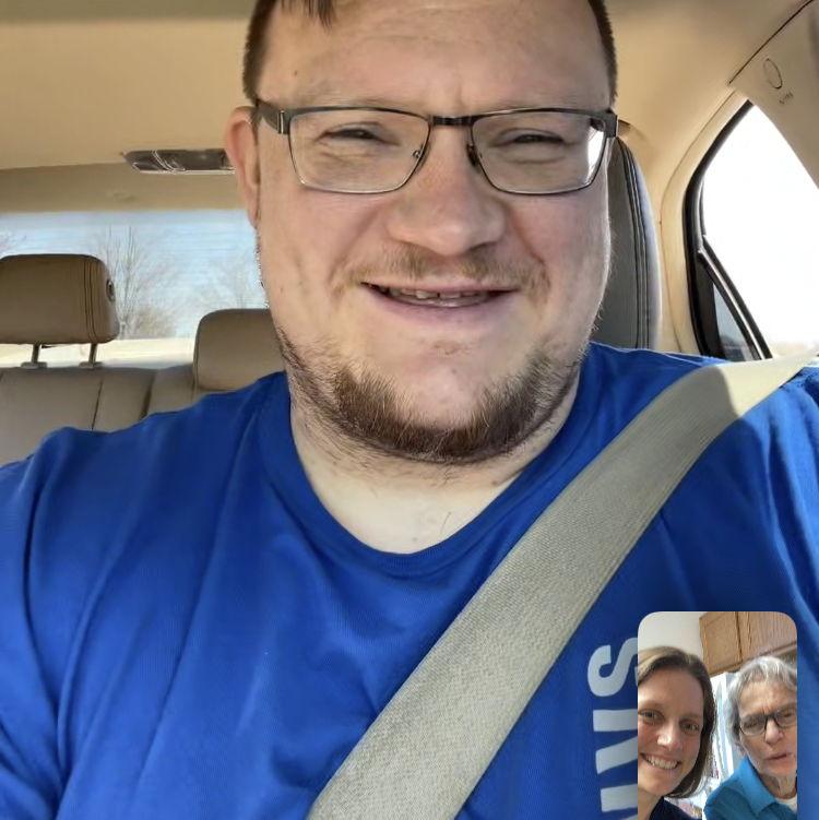 Josh meeting Grandma, and also the day Josh became debt free!