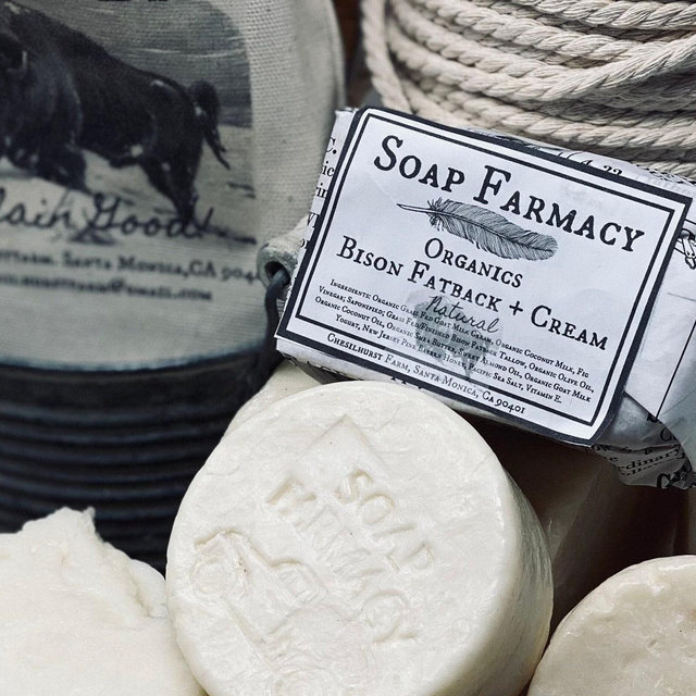 Goat Milk and Bison Tallow Soap. Creamy Moisturizing Handcrafted
