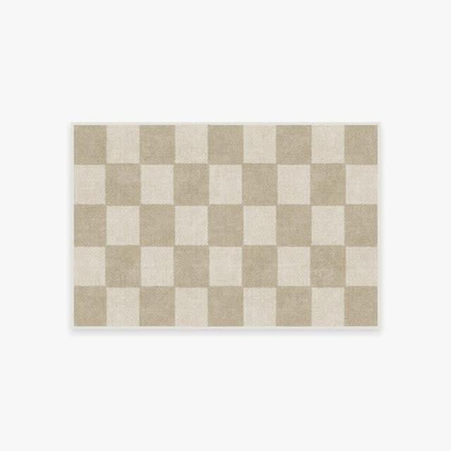 Jaque Checkered Stone Rug