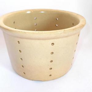 Stoneware Crock Strainer, Drainer
