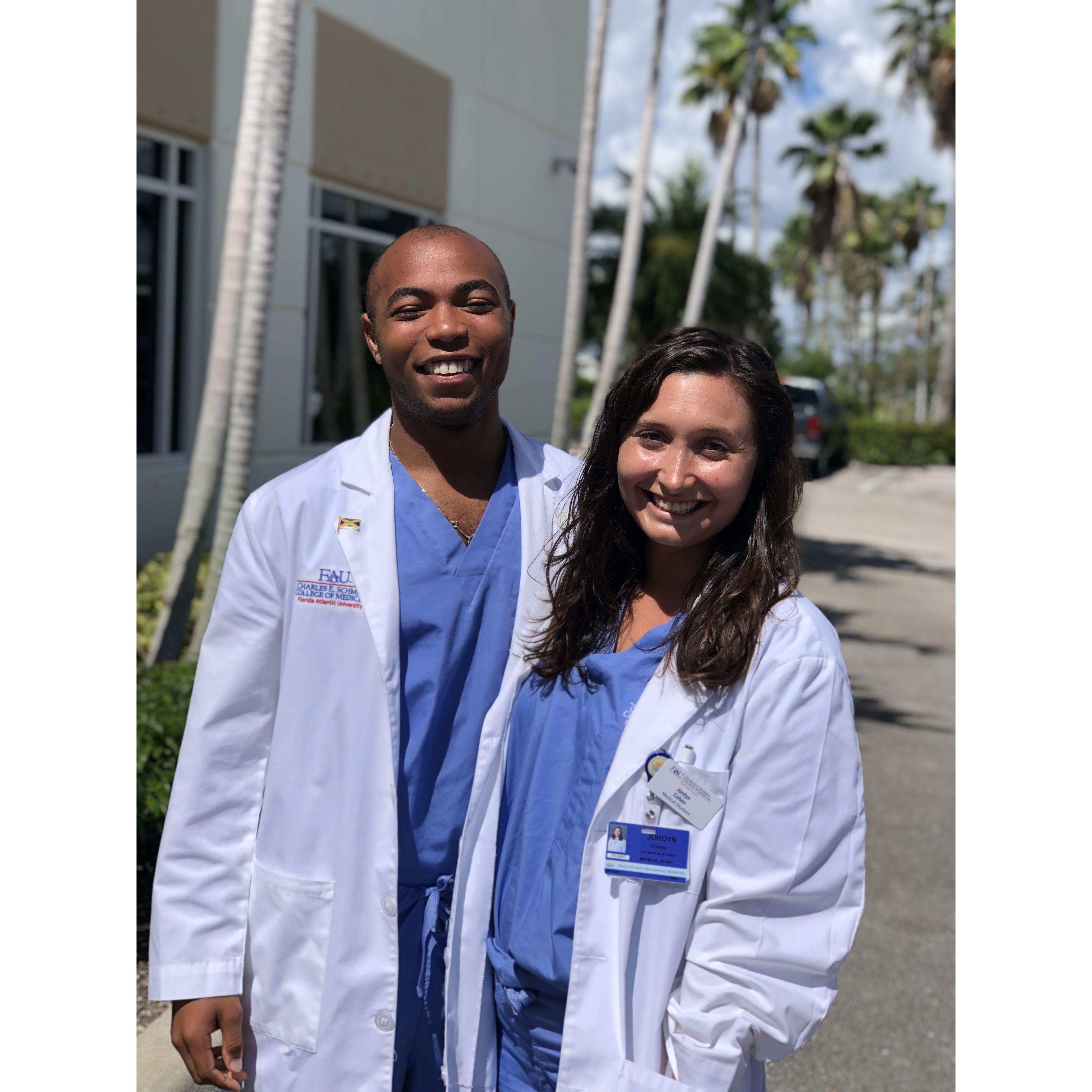Earning our white coats