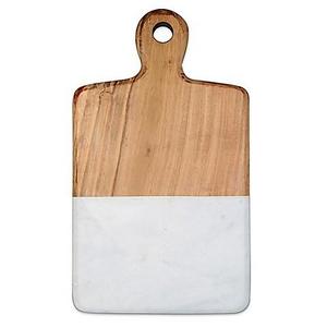 Artisanal Kitchen Supply® 13-Inch Acacia and Marble Cheese Board
