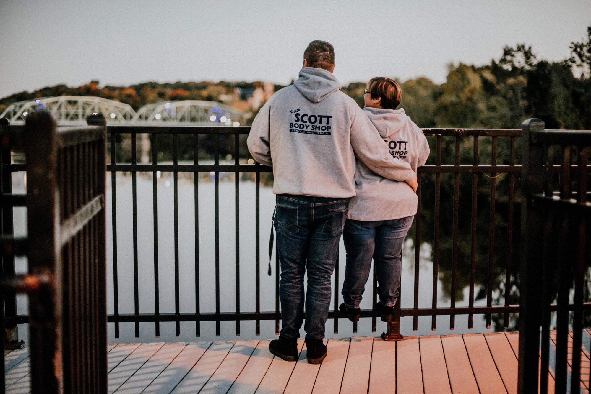 Our engagement photos by Kate Michaud Photography