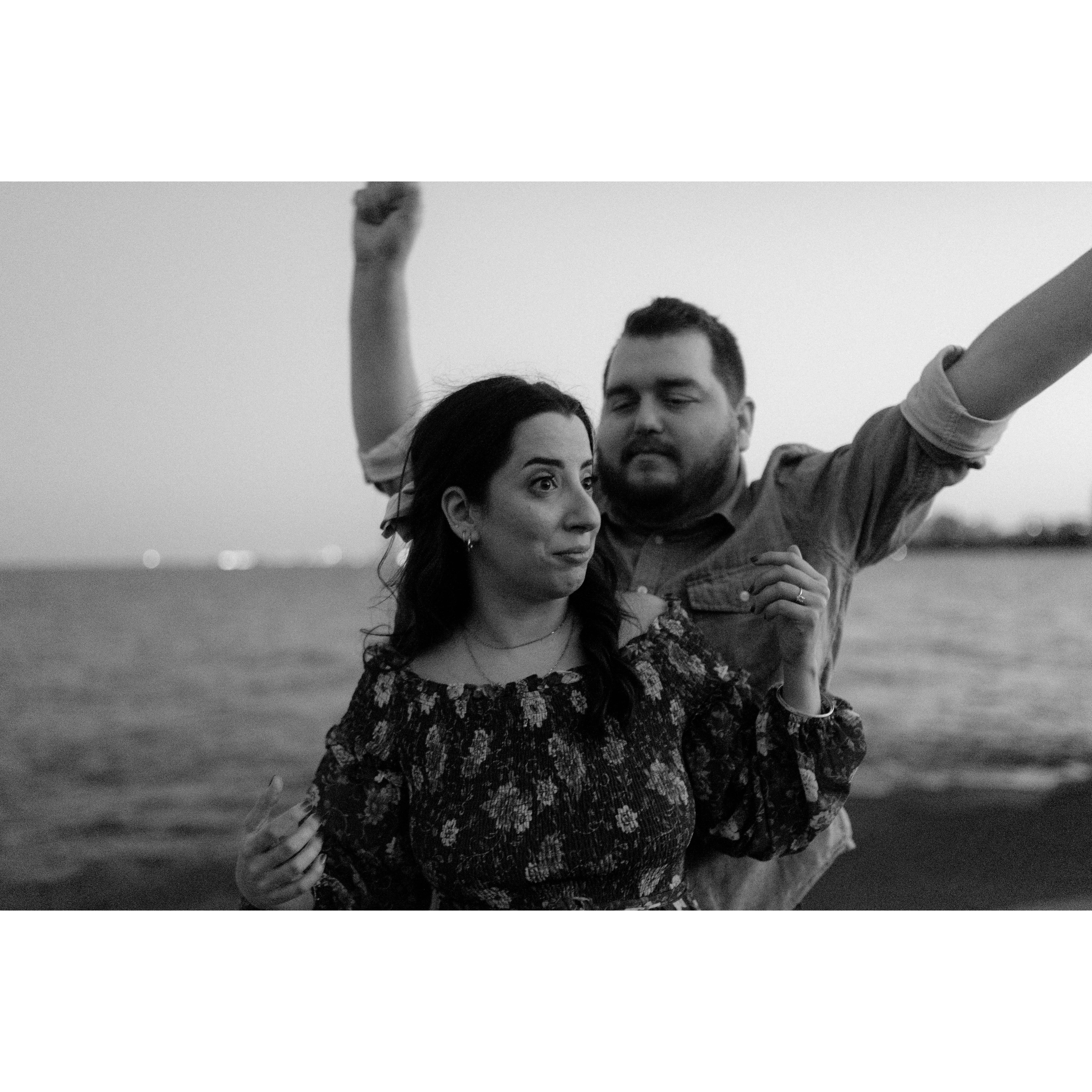 Candid capture from our engagement shoot