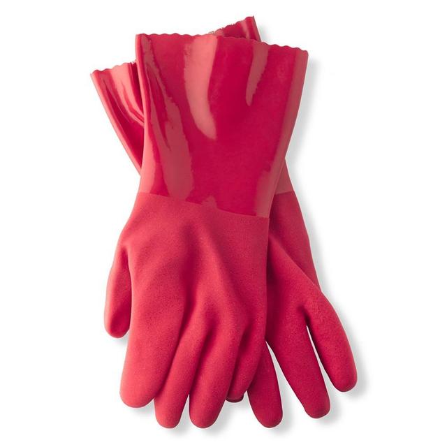 Kitchen Gloves, Large, Red