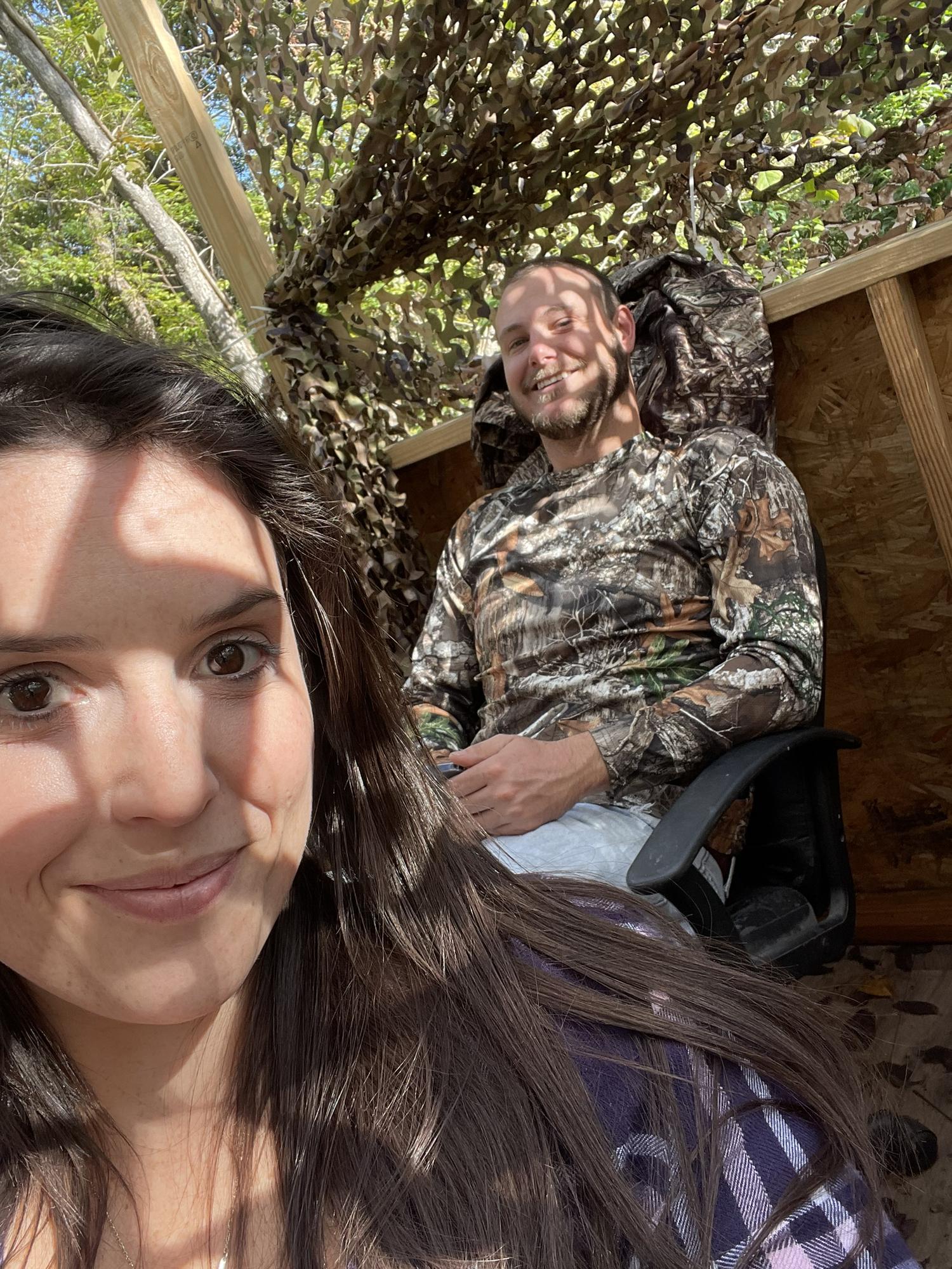 Hunting together for the first time