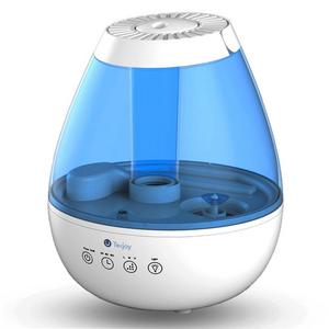Air-Joy Premium Cool Mist Ultrasonic Humidifier - Whisper quiet - Timer - Touch Panel - Auto Off - 7 Night Light - 360° Outlet - Variable Misting - Filterless Vaporizer For Baby, Home, Bedroom, Office
