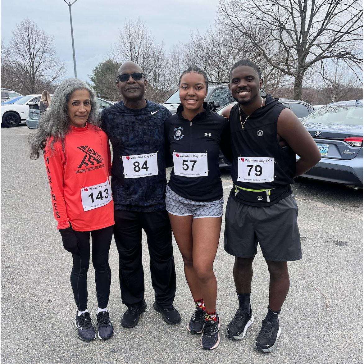 We had just run a 5K with her dad and his partner, Ms. Nadrat, reminding us that the races in life are always better with the people you love.