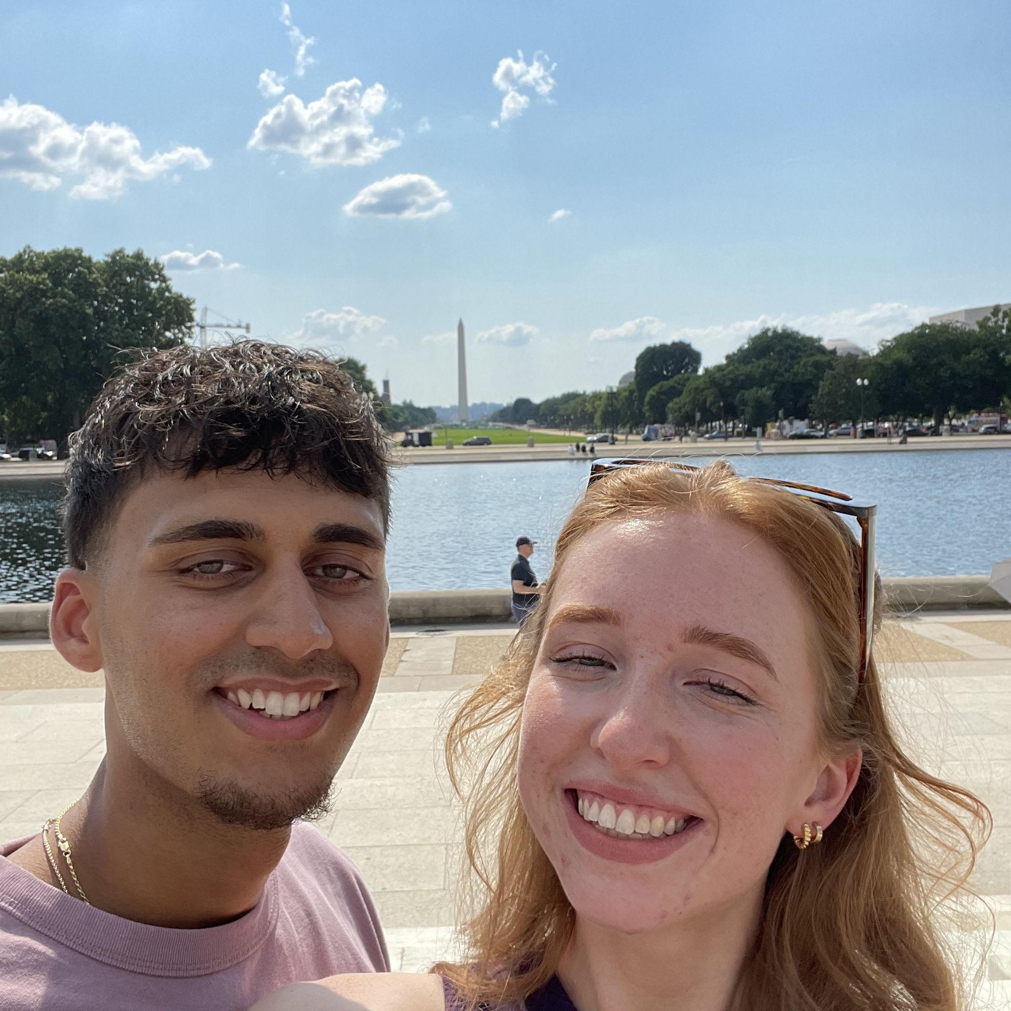 Our first time in DC together