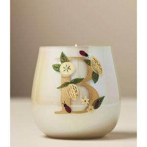 Fruity Monogram Floral Night Gardenia Glass Candle