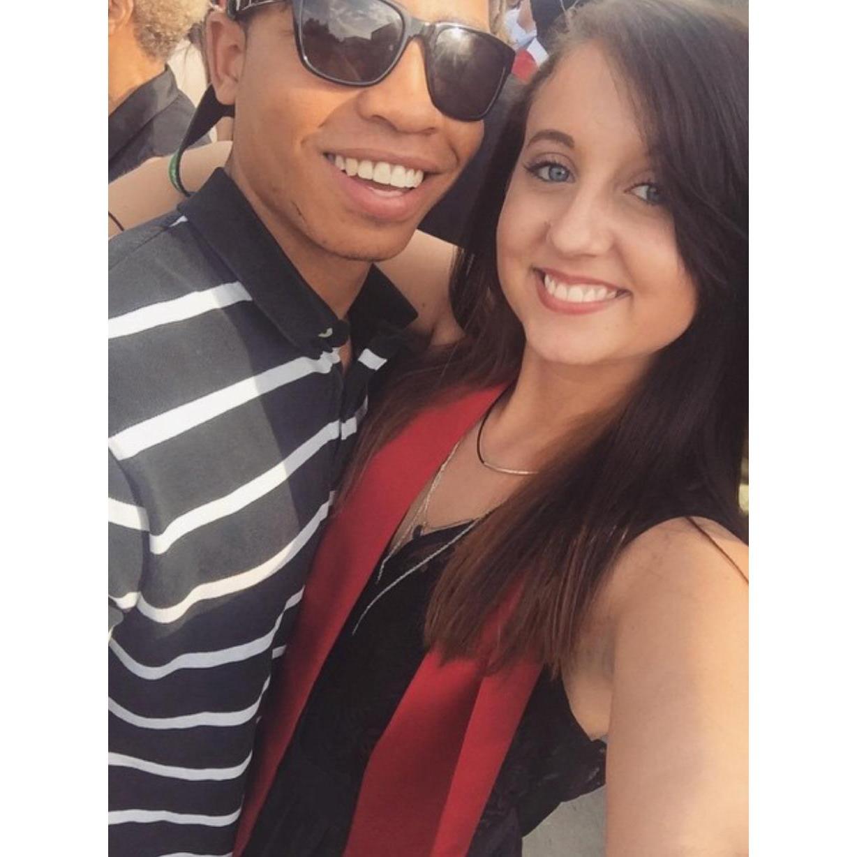 Our very first picture together at my graduation in 2015