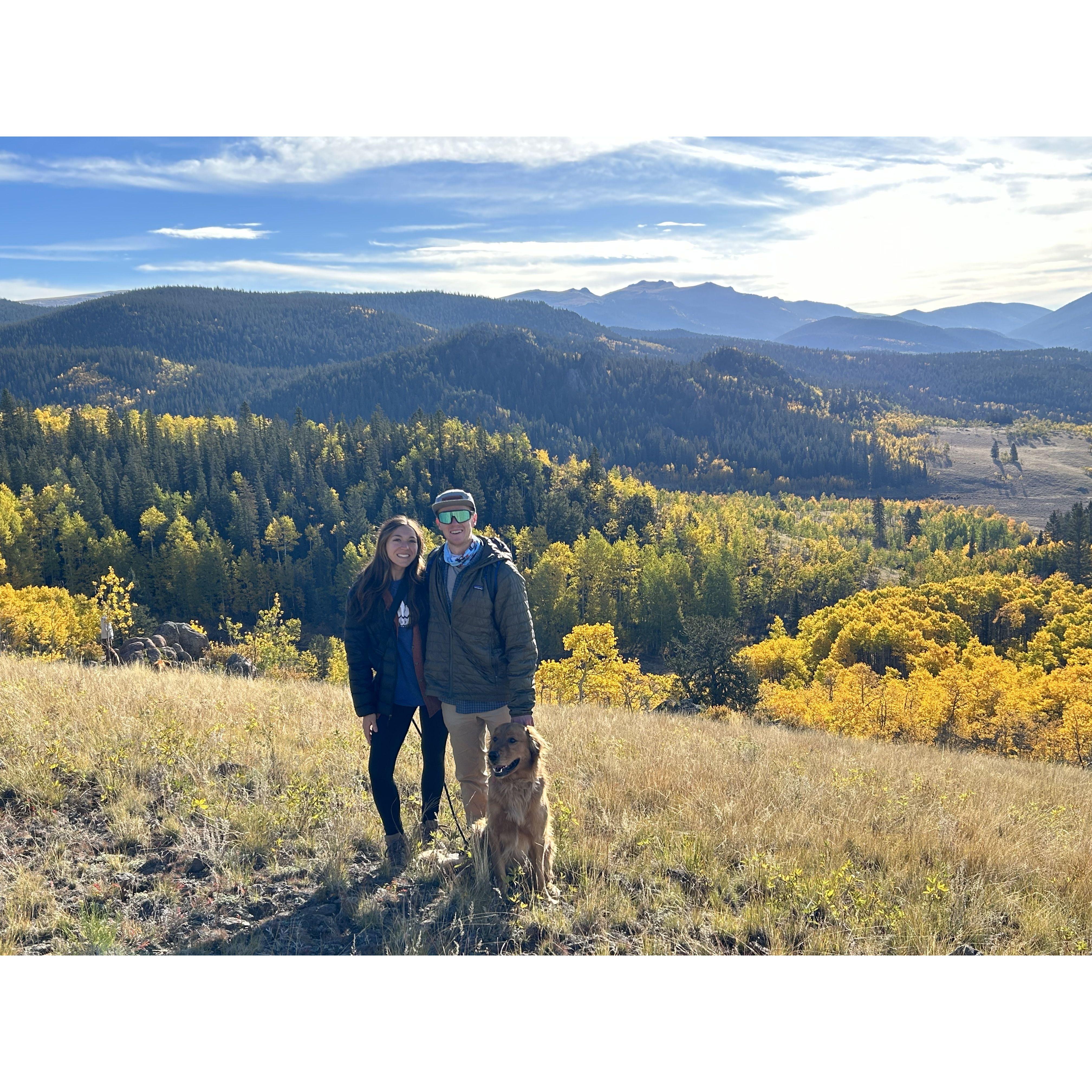 Enjoying the fall colors at Kenosha Pass