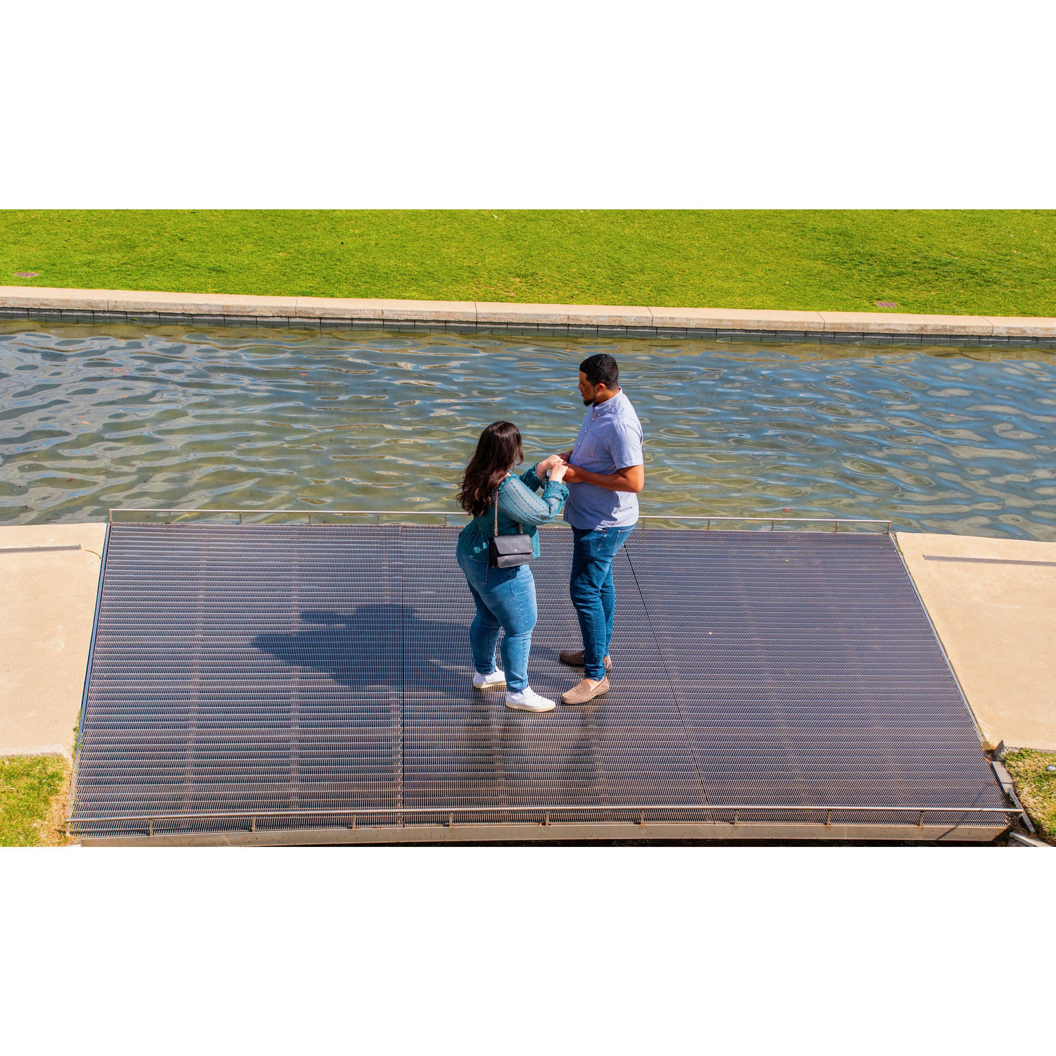 Darien's proposal at the Centennial Gardens