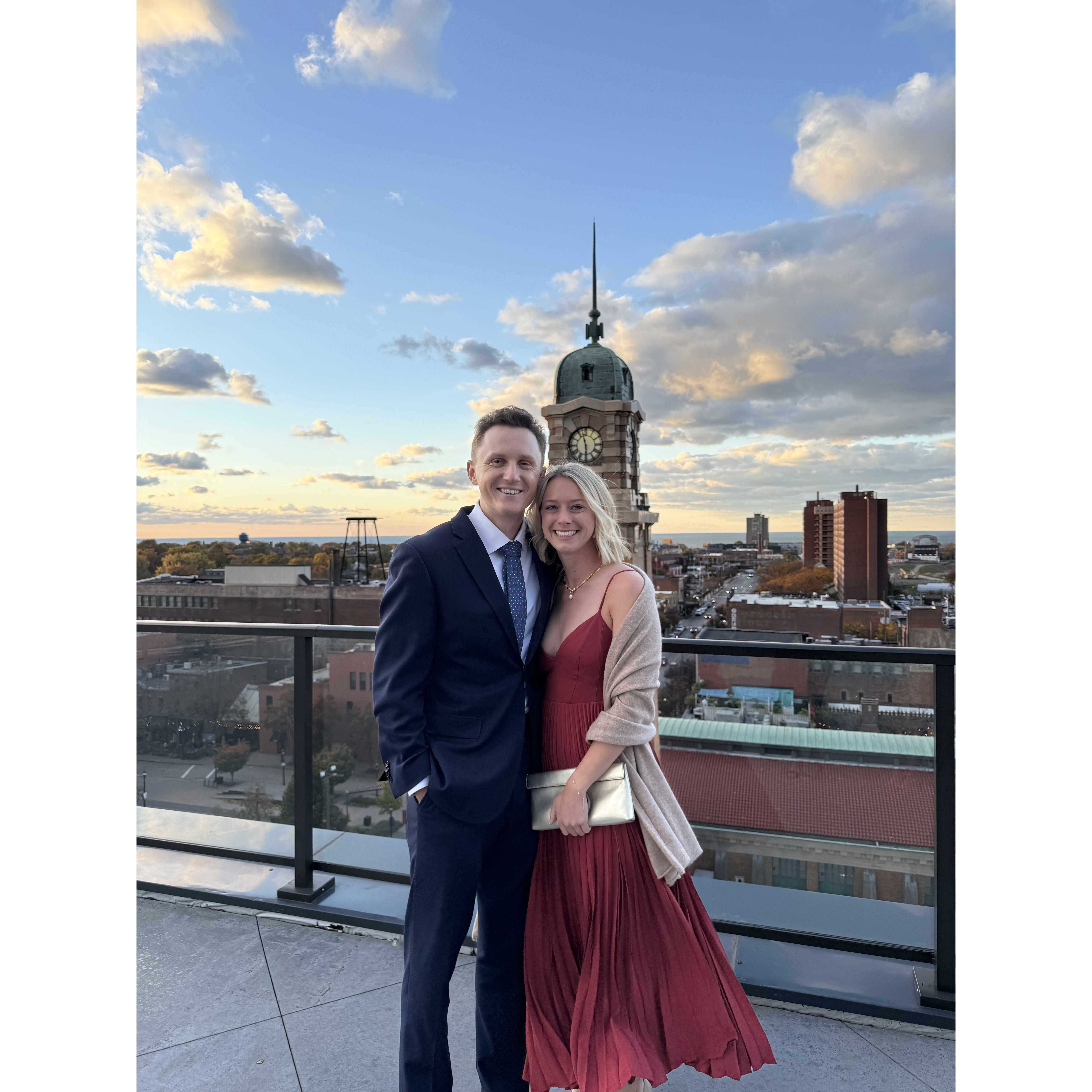 A friend's wedding in Cleveland