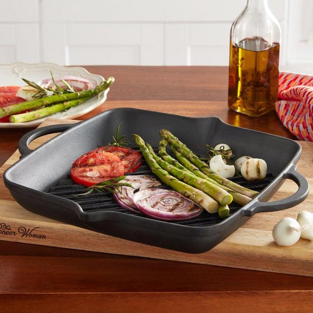 PW Cast Iron 11-inch Square Grill Pan