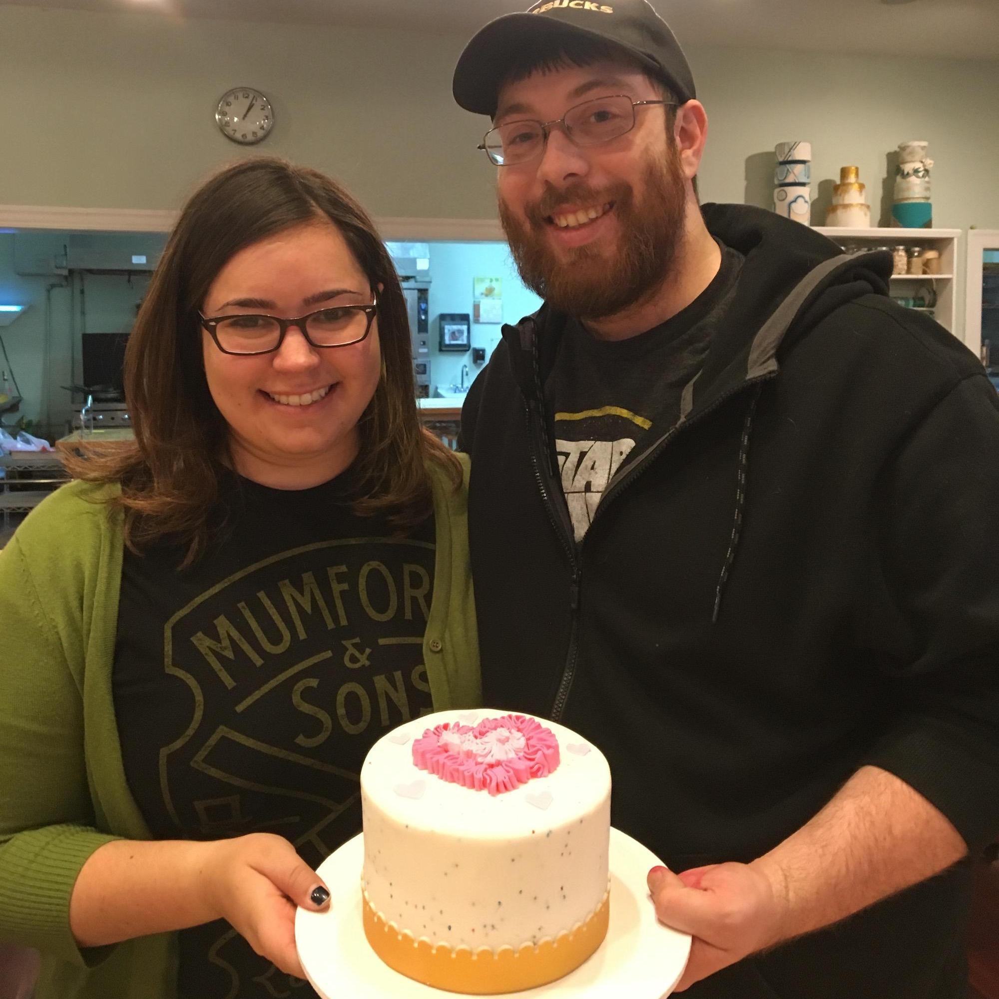 Valentine's Day 2016: Decorating cakes at Duff Goldman's Charm City Cakes bakery in Baltimore.