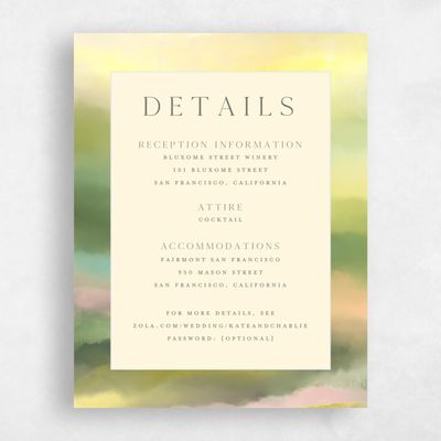 Cream, Yellow Wedding Enclosure - Highland