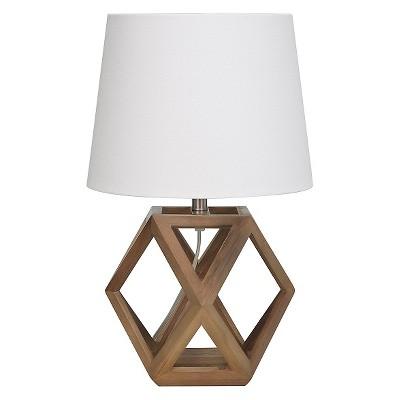 Accent Lamp Geometric Figural Wood - Threshold™