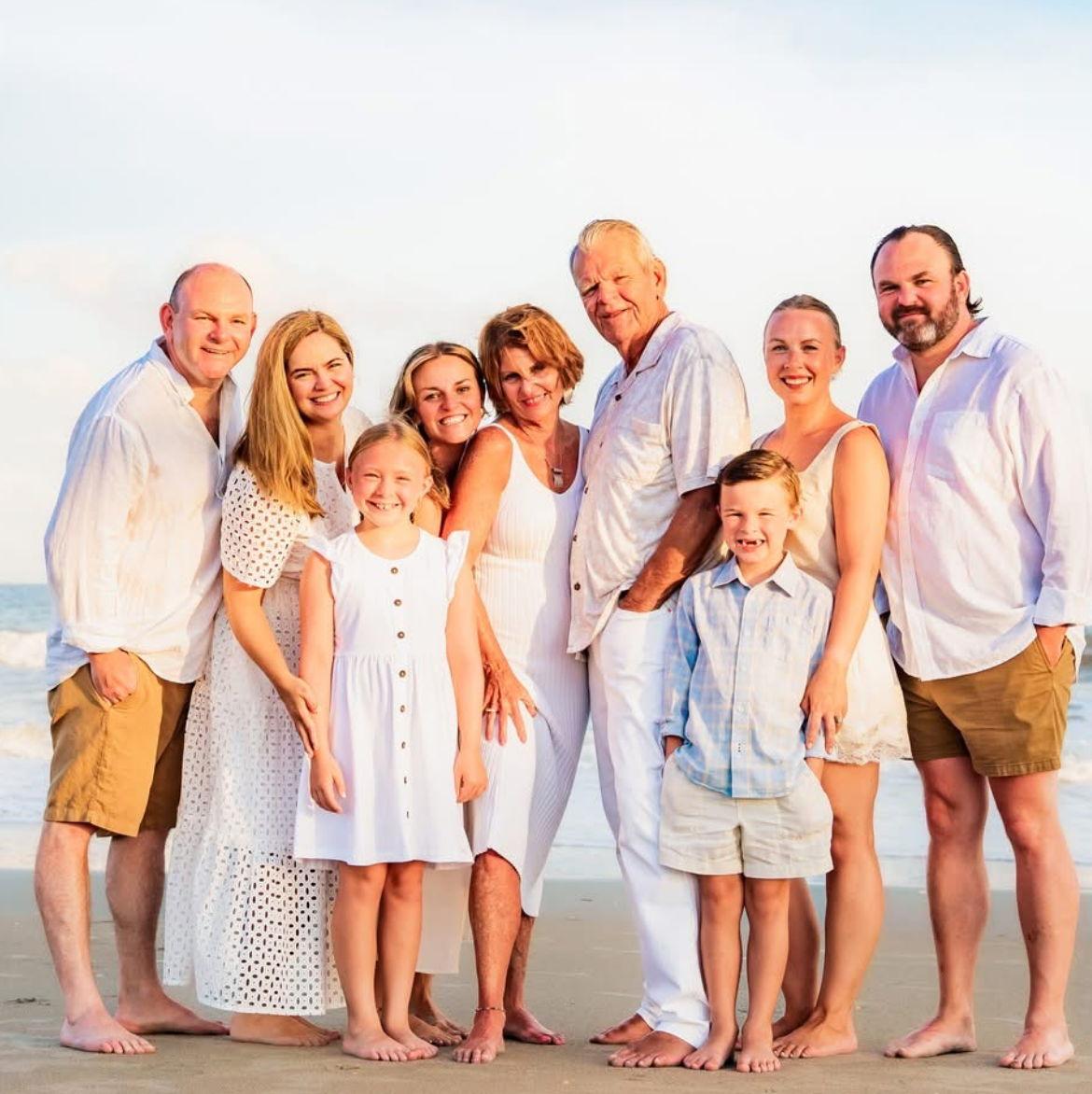 Johnston Family beach photo in North Carolina