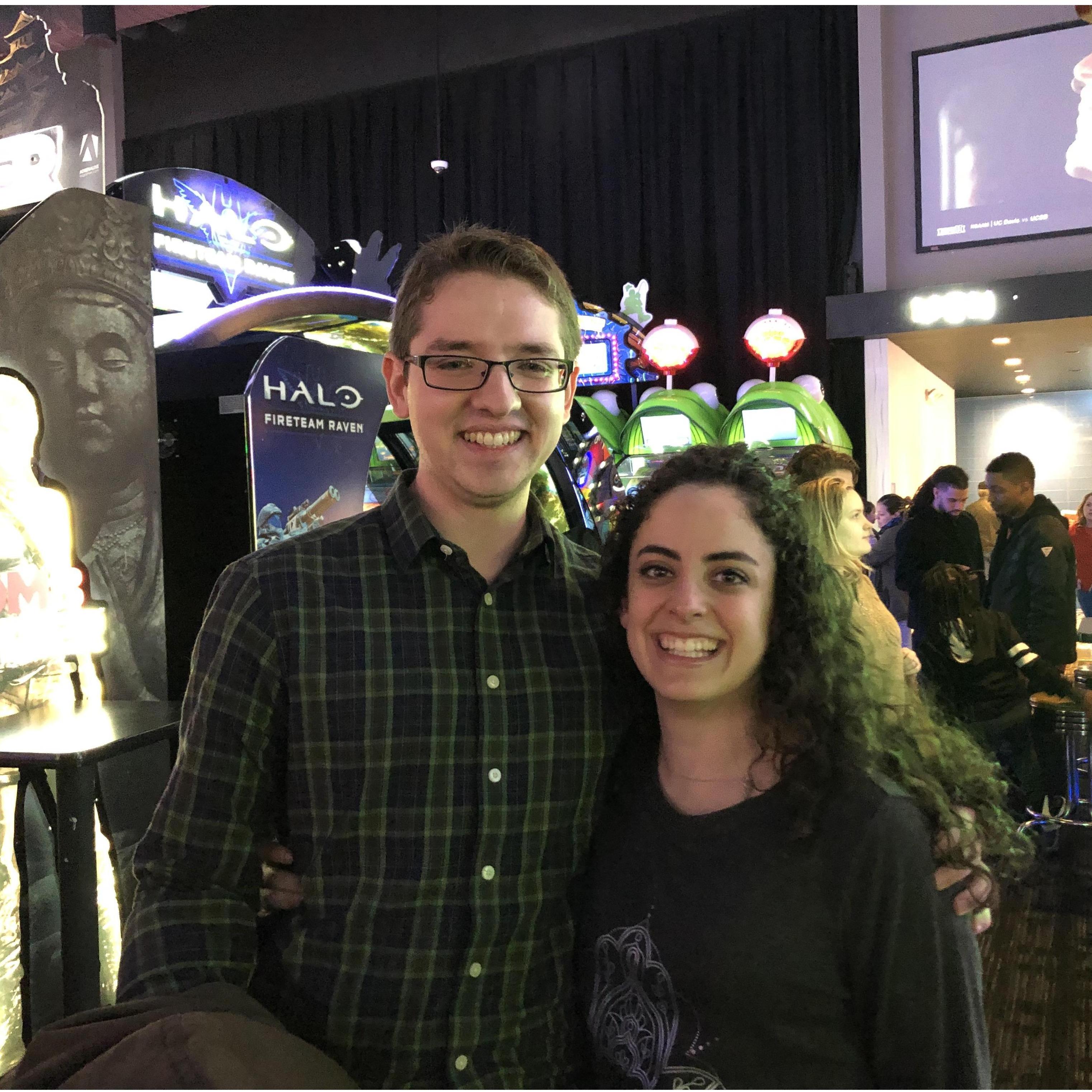 Dave and Buster's party time