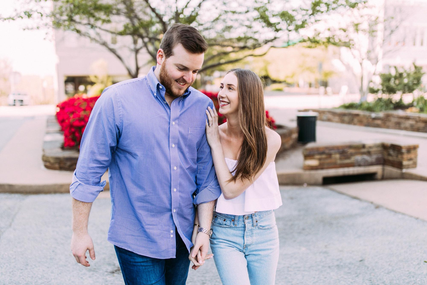 Engagement shoot in Fayetteville, Arkansas