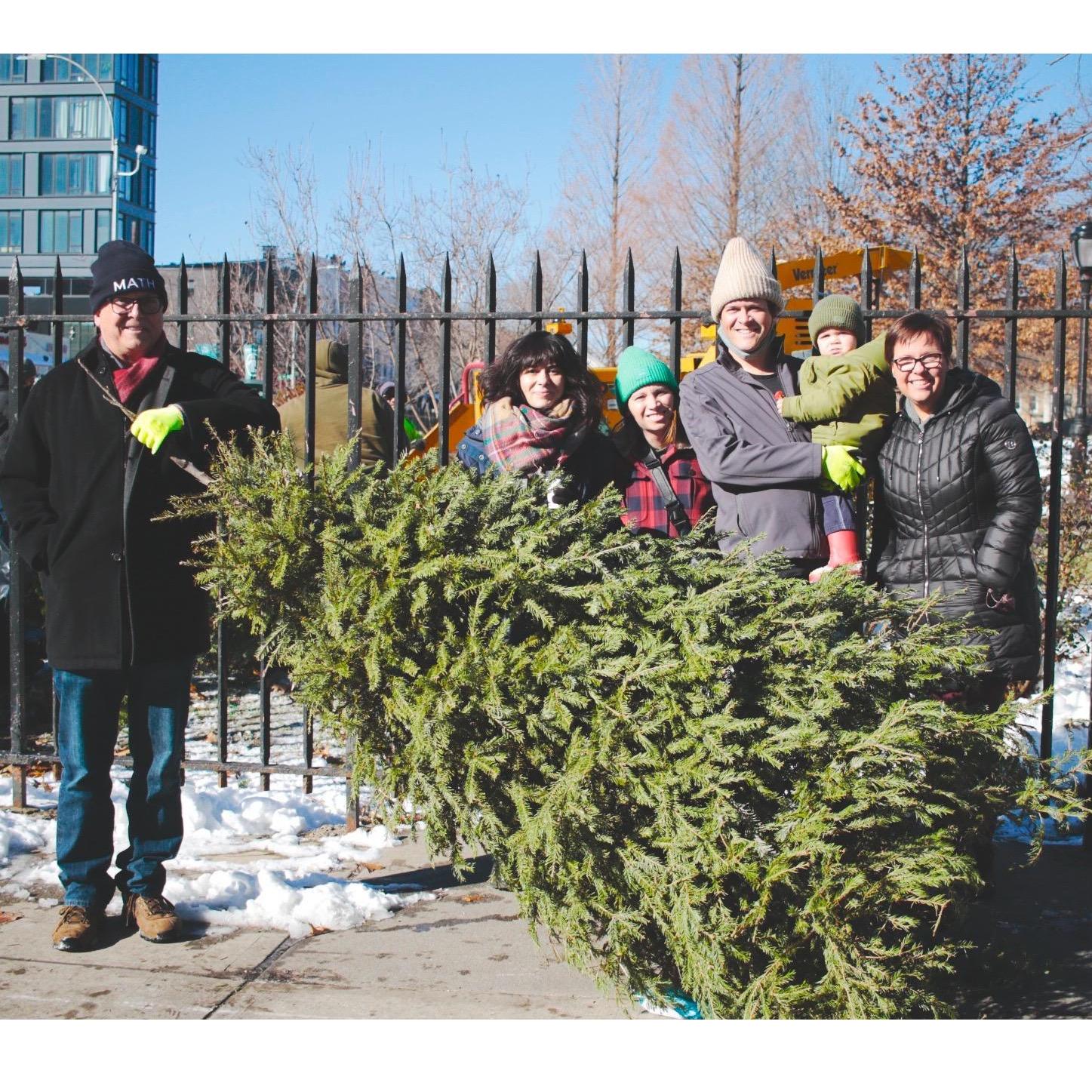 Mulch-Fest. Bushwick, NY. Jan 2022