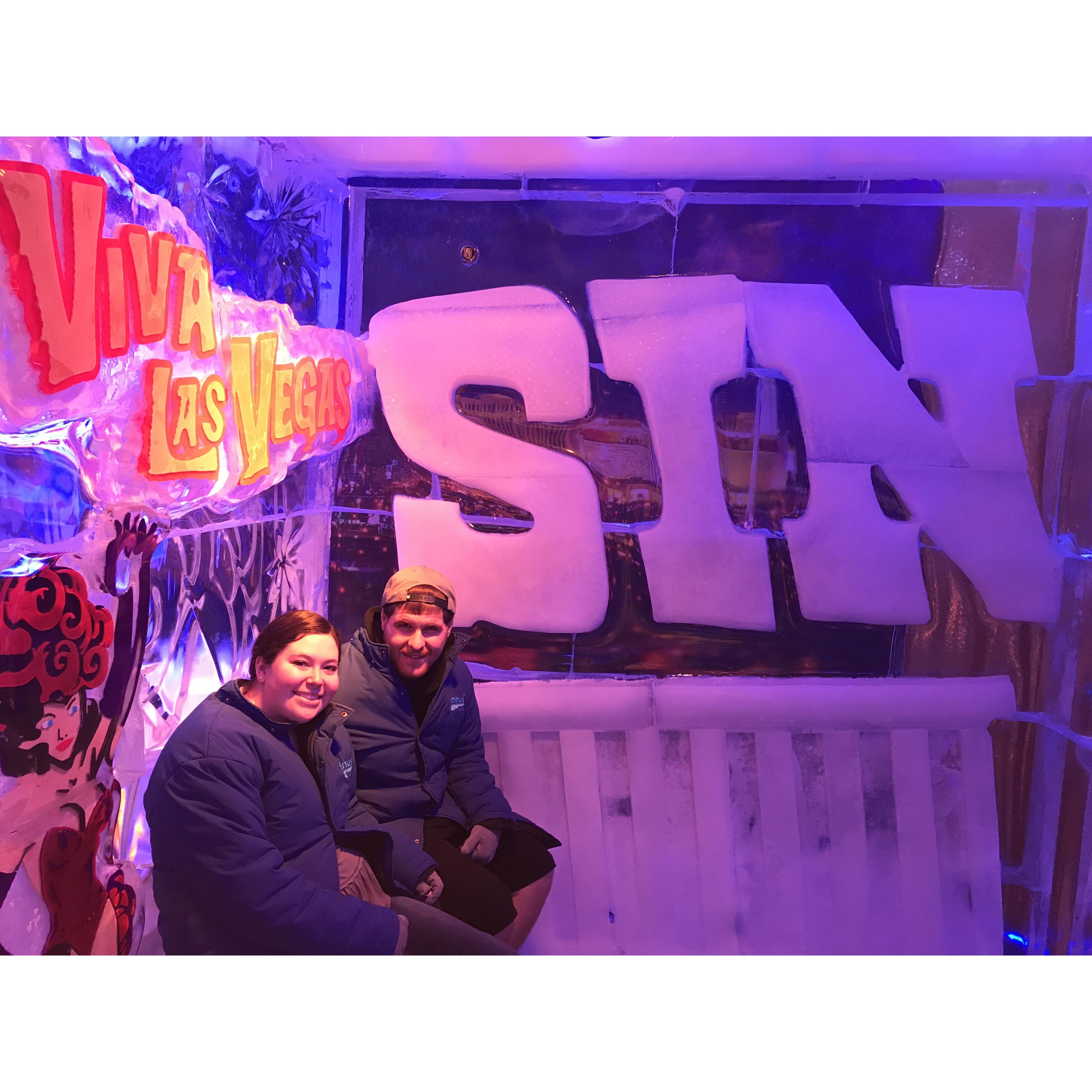 Ice bar in Vegas