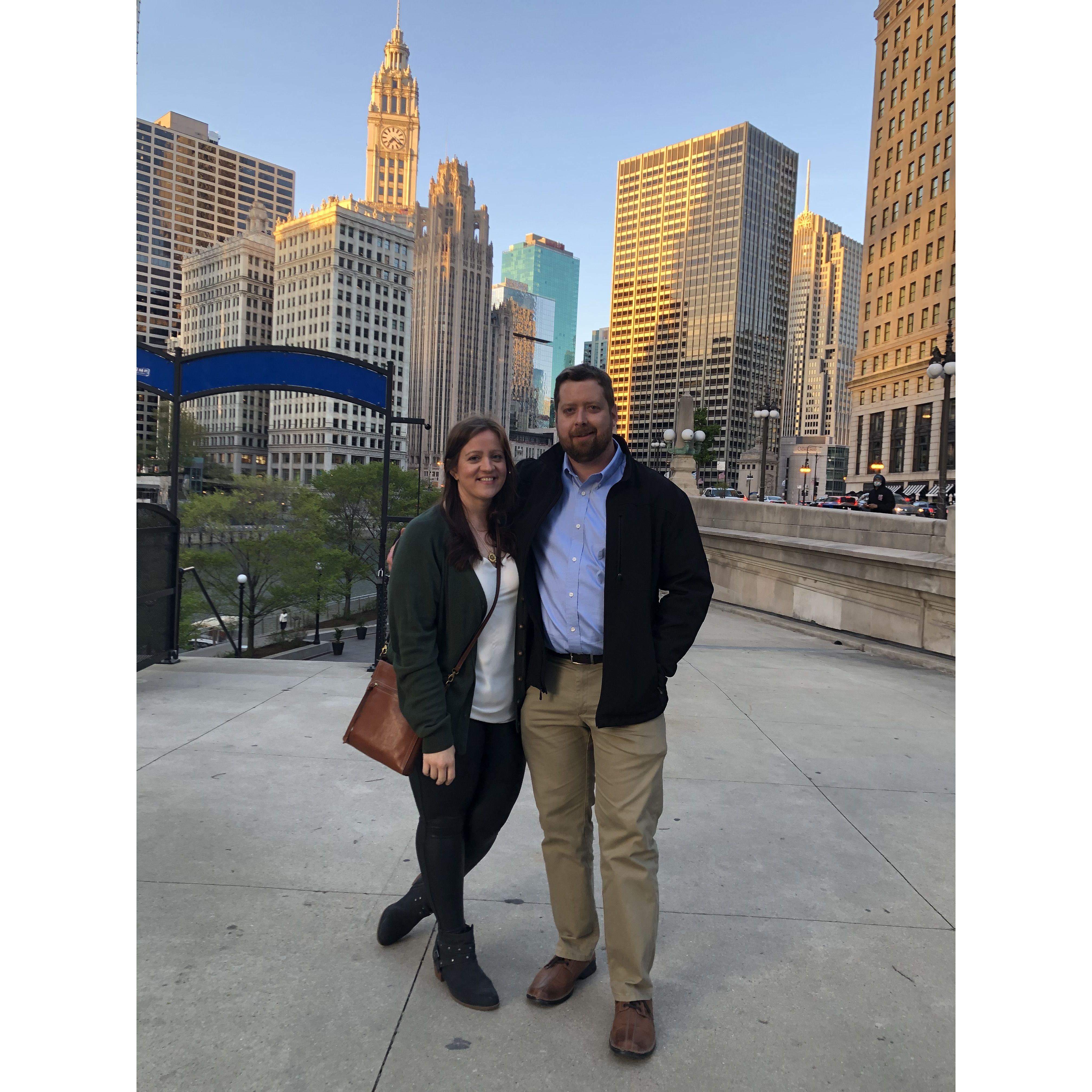 4.30.2021: Celebrating our first anniversary in Chicago!