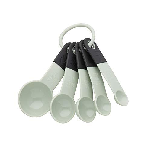 KitchenAid KE057OHPIA Classic Measuring Spoons, Set of 5, Pistachio/Black