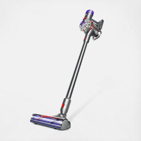 Dyson - V8 Cordless Vacuum with 6 accessories - Silver/Nickel