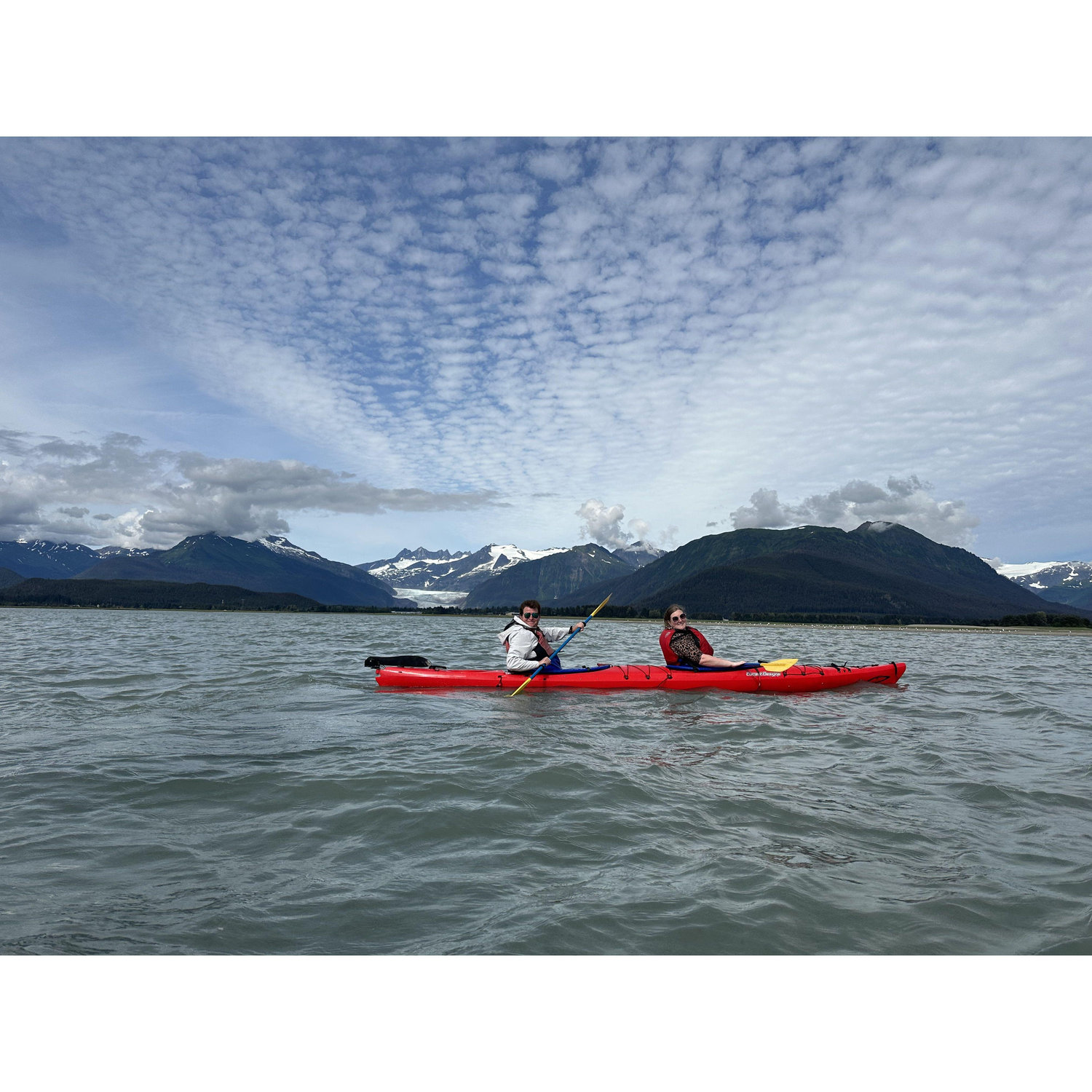 Juneau, Alaska. The time De Wet talked about how good he looked in a photo and cropped Carisa out...