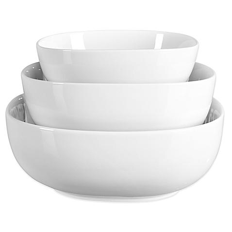 Tabletops Unlimited® Denmark Tools for Cooks® Oven to Table 3-Piece Serving Bowl Set