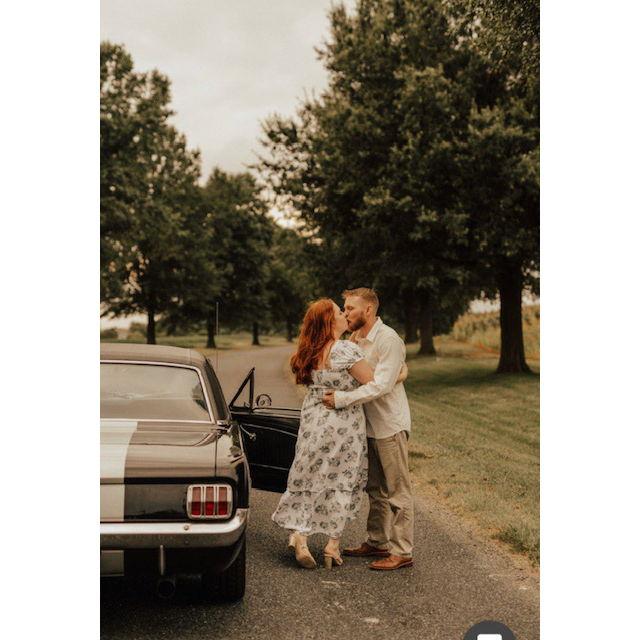 Engagement photos at our wedding venue. Can't wait to get married here!