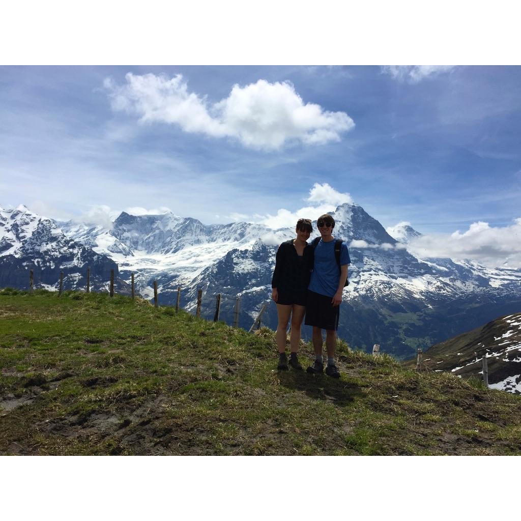 2015 - The Swiss Alps. We enjoyed paragliding off these mountains!